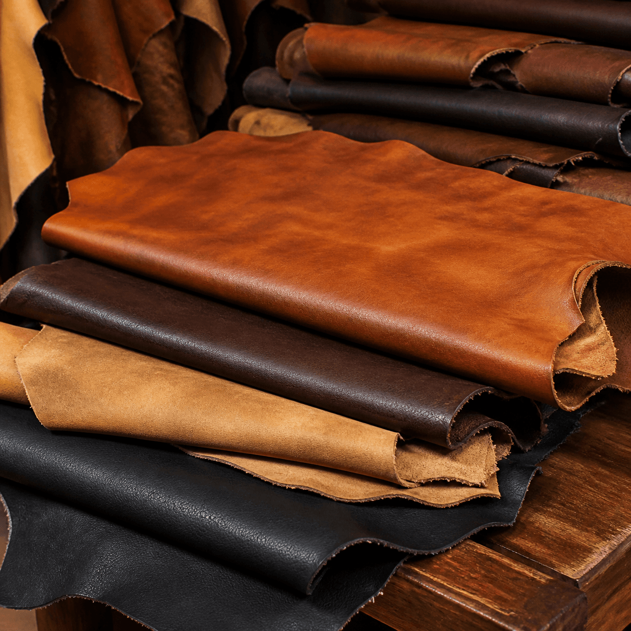 Full-Grain Hides work