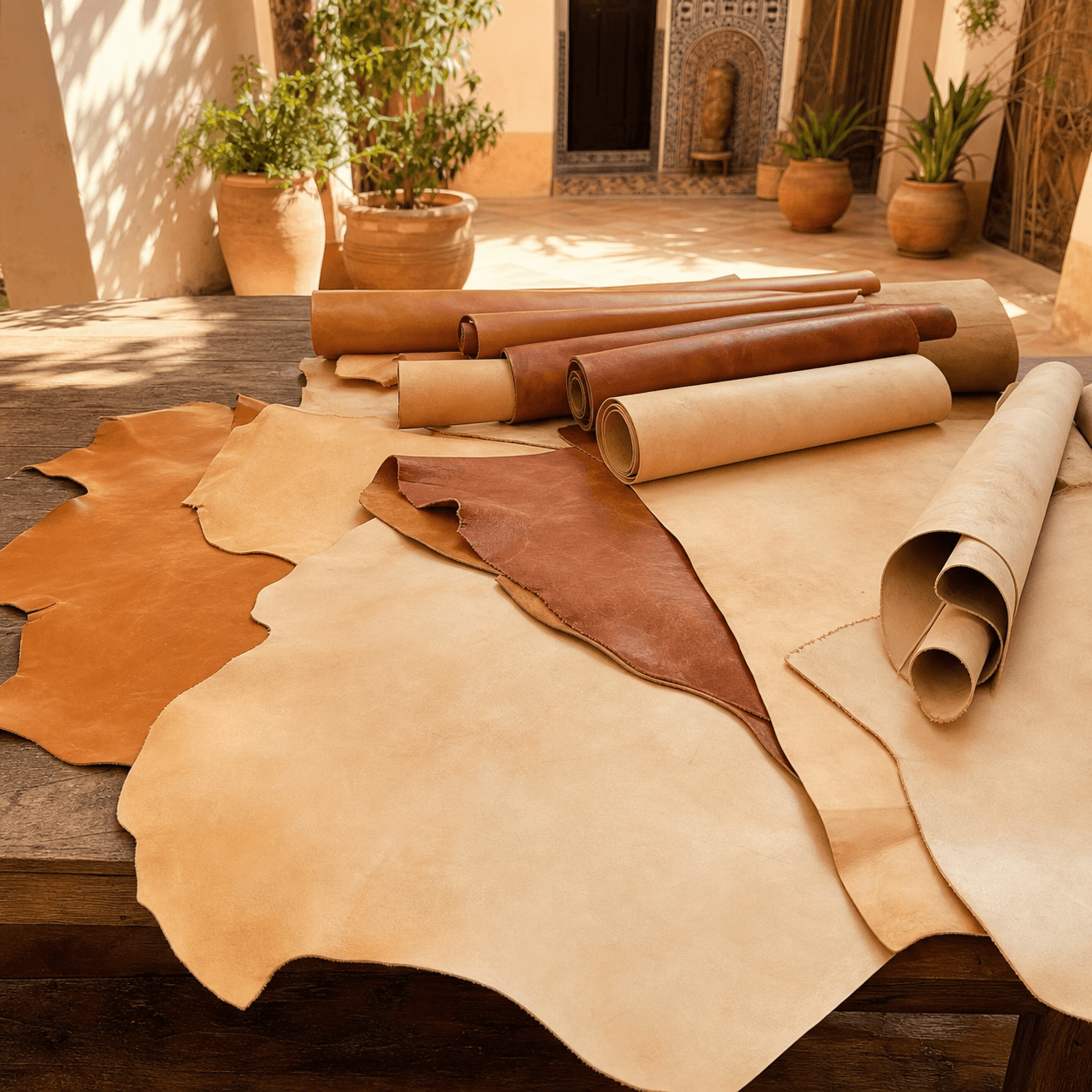 Vegetable-Tanned work
